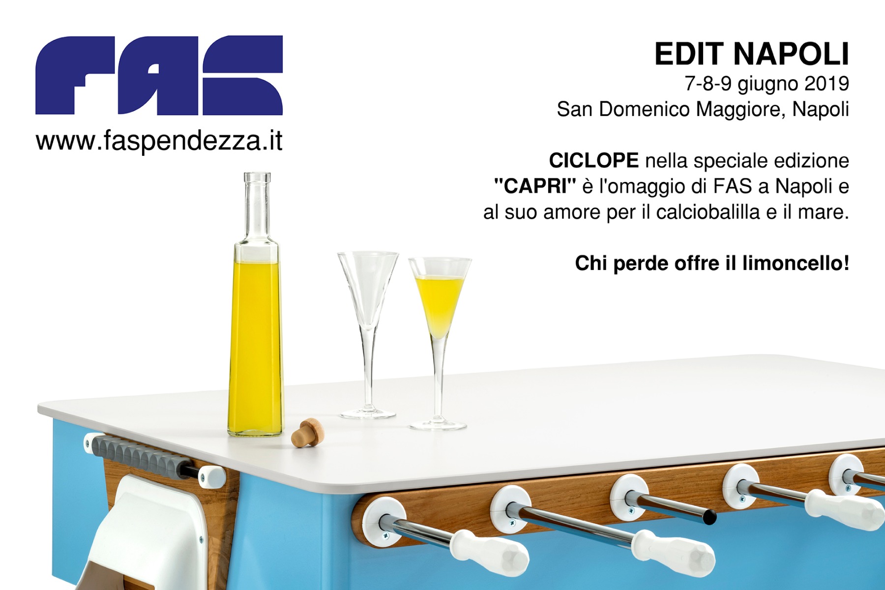 SAVE THE DATE: FAS Pendezza  @ EDIT Napoli!