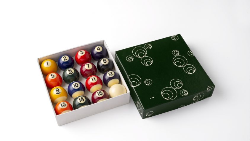 Gioco bilie numerate 38 mm ECO