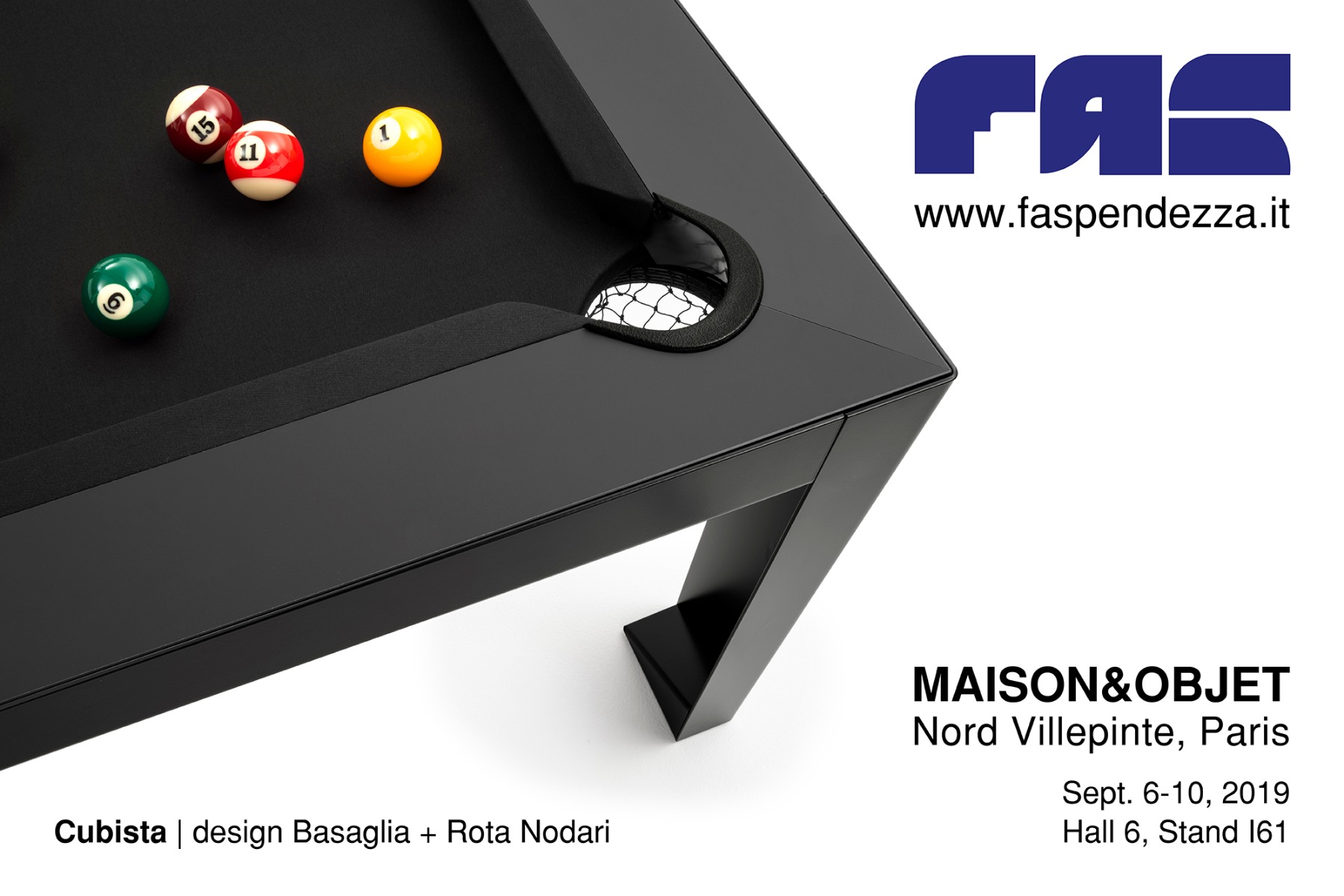 SAVE THE DATE: FAS Pendezza @ Maison&Objet Parigi