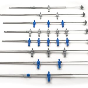 Serie aste telescopiche complete per esterno